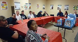 image of group of cds staff at a christmas party